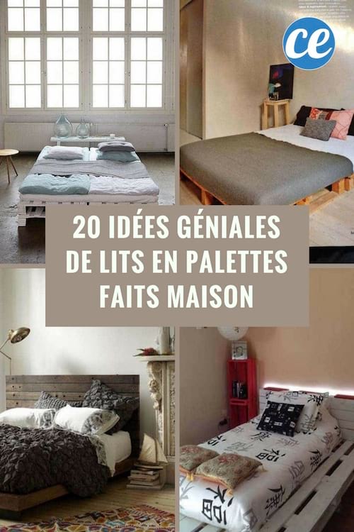 20 ejemplos de camas hechas con palets
