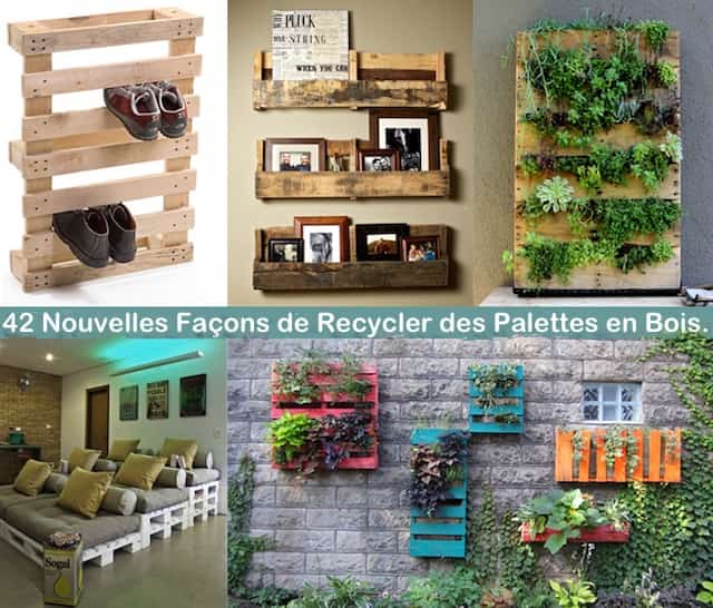 42 ideas originales para reciclar palets de madera y fabricar muebles