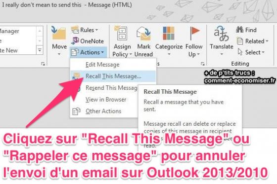Cómo cancelar el envío de un correo electrónico en Microsoft Outlook