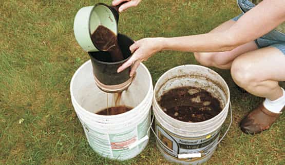 fertilizante natural mediante infusión de compost