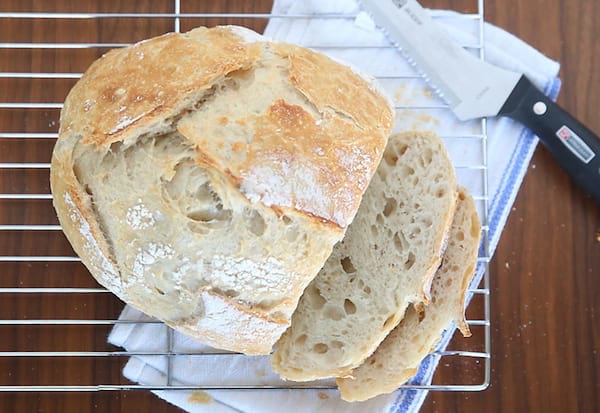 Receta de pan casero sin máquina de pan