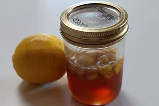 receta de jarabe de limón y miel para la tos