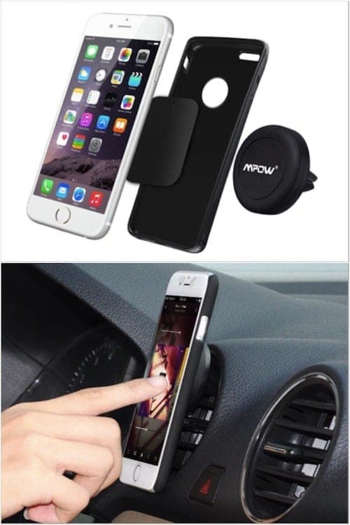 Para facilitarle la vida en el coche, el truco consiste en utilizar este soporte magnético para smartphone.