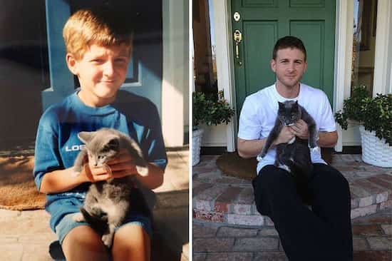 החתול והאדון שלו 17 שנים מאוחר יותר