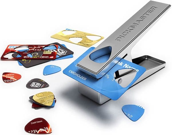 επιλογή κιθάρας σε πιστωτική κάρτα