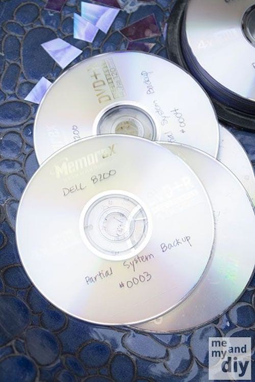 Varios CD apilados
