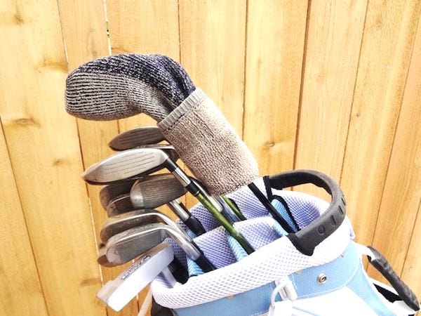 protegir el pal de golf amb mitjons