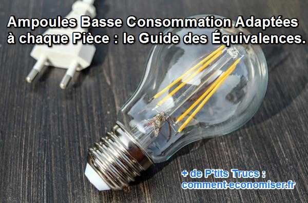 Guías de equivalencia de bombillas de bajo consumo