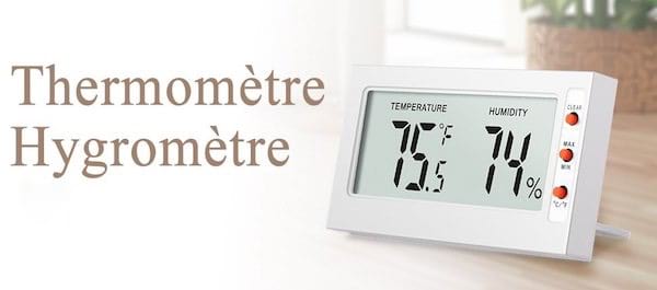 מדחום למדידת הטמפרטורה של החדר בקלות