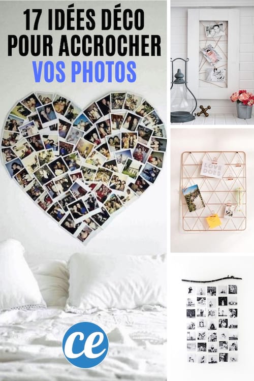 17 fantastiske ideer til at hænge dine billeder derhjemme (nemt og billigt).