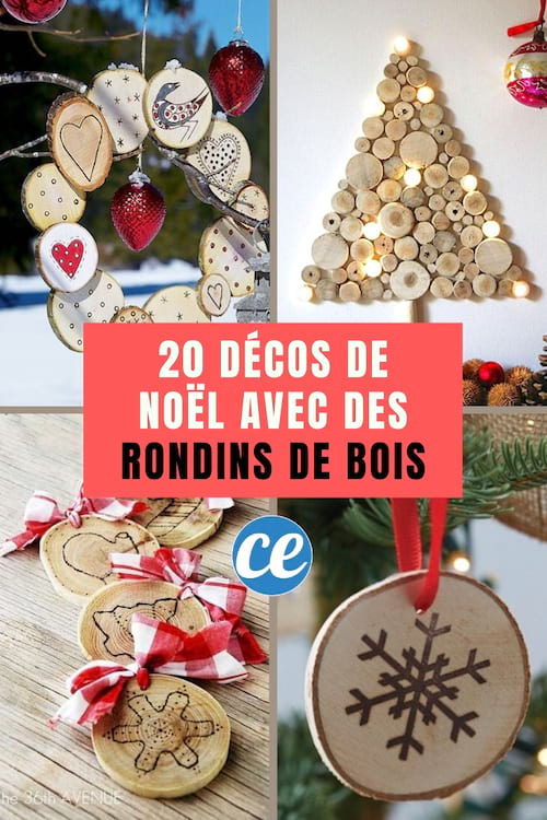 20 super decoraciones navideñas con varillas de madera.