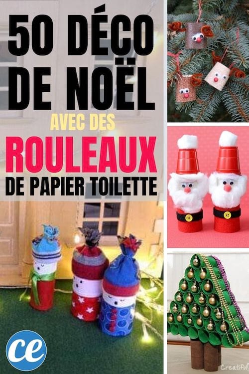 50 ideas de decoración navideña de bricolaje hechas con rollos de papel PQ