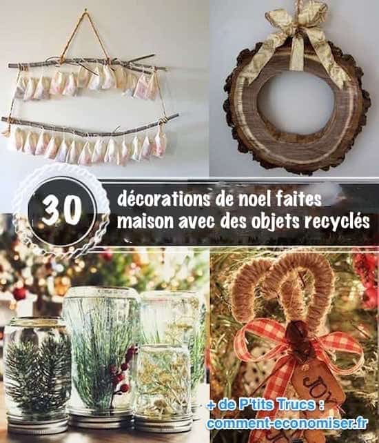 30 decoraciones navideñas caseras con objetos reciclados
