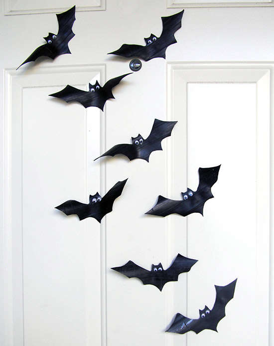 hacer murciélagos de papel para colgar