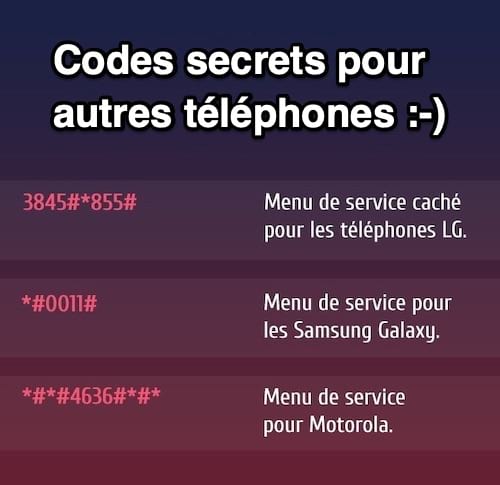 3 códigos secretos para celulares LG, Samsung y Motorola que dan acceso a funciones ocultas
