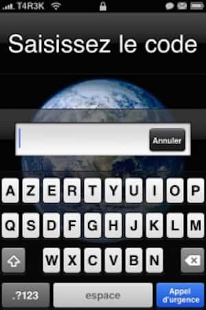 Utilitzeu una contrasenya de lletra per desbloquejar l'iPhone