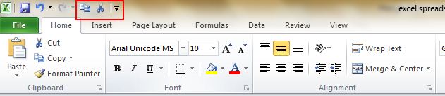 טיפ להוספת קיצור דרך בתפריט העליון של Excel