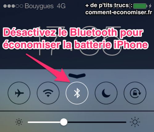 השבת את ה-Bluetooth כדי לחסוך בסוללה