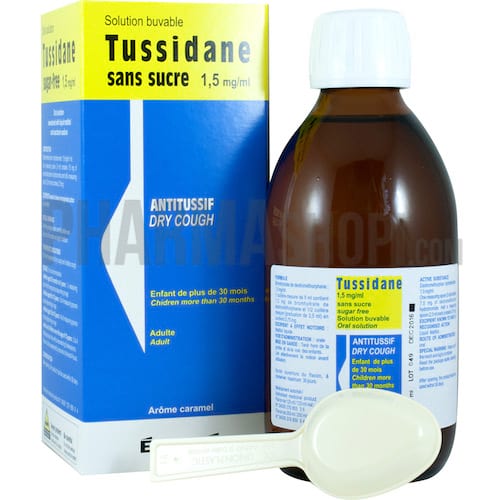 Tussidane es un jarabe que debe evitarse para los niños