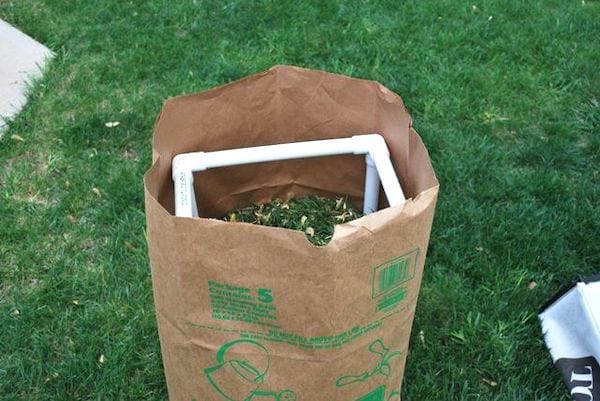 يمكن القمامة حديقة رخيصة حامل الأنابيب البلاستيكية