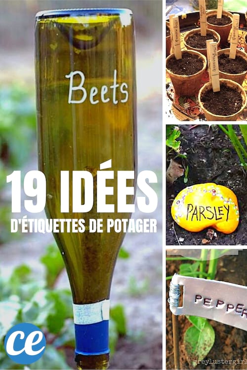 19 idees increïbles per fer boniques etiquetes d'hort de forma gratuïta.