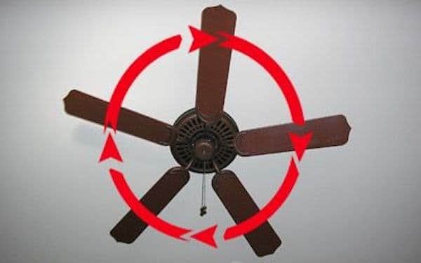 Para enfriar su hogar, cambie la dirección de rotación de los ventiladores de techo.