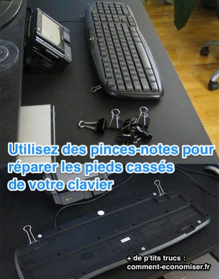 reparer ødelagte tastaturfødder med dette trick