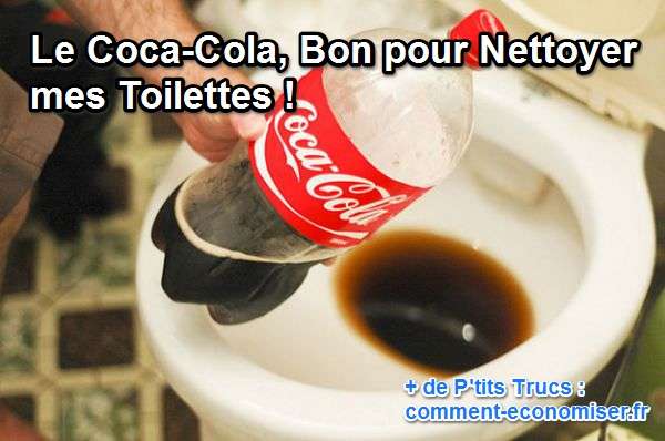 cola på toilettet