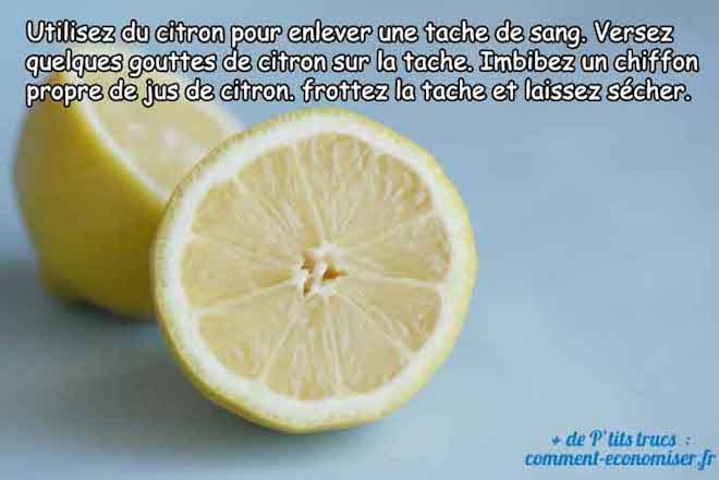 Citron mod blodpletter