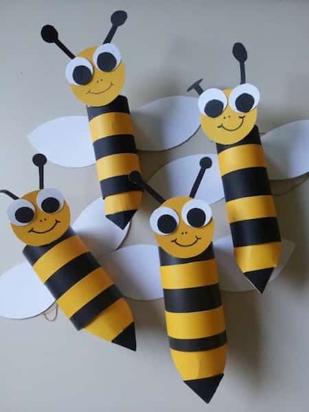 شہد کی مکھیوں کا DIY WC کاغذ