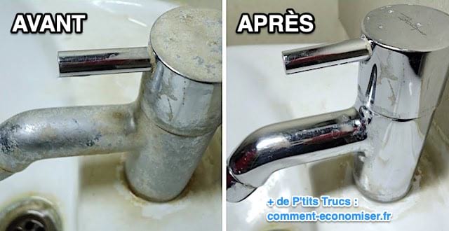 Sådan rengør du nemt badeværelses vandhaner