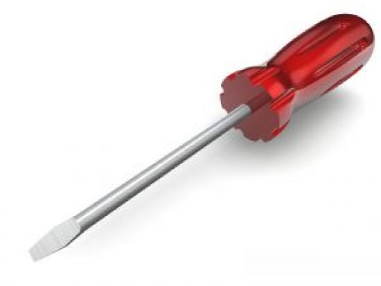 a red screwdriver