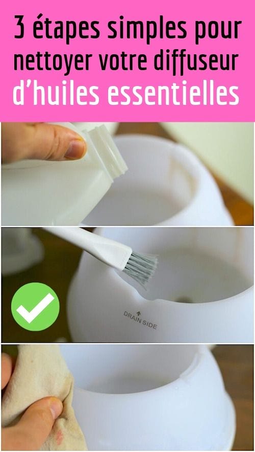 3 خطوات بسيطة لتنظيف موزع الزيت العطري.