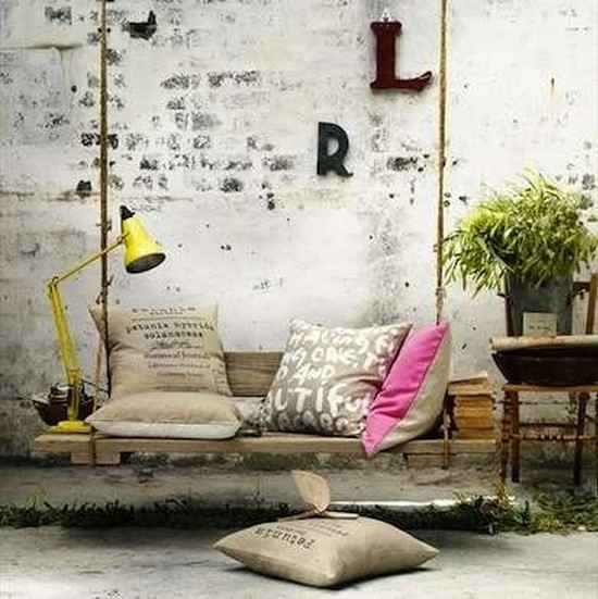 how to make a sofa swing with pallet