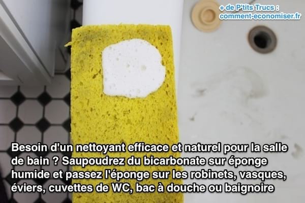 Use bicarbonato de sodio como limpiador de baño natural