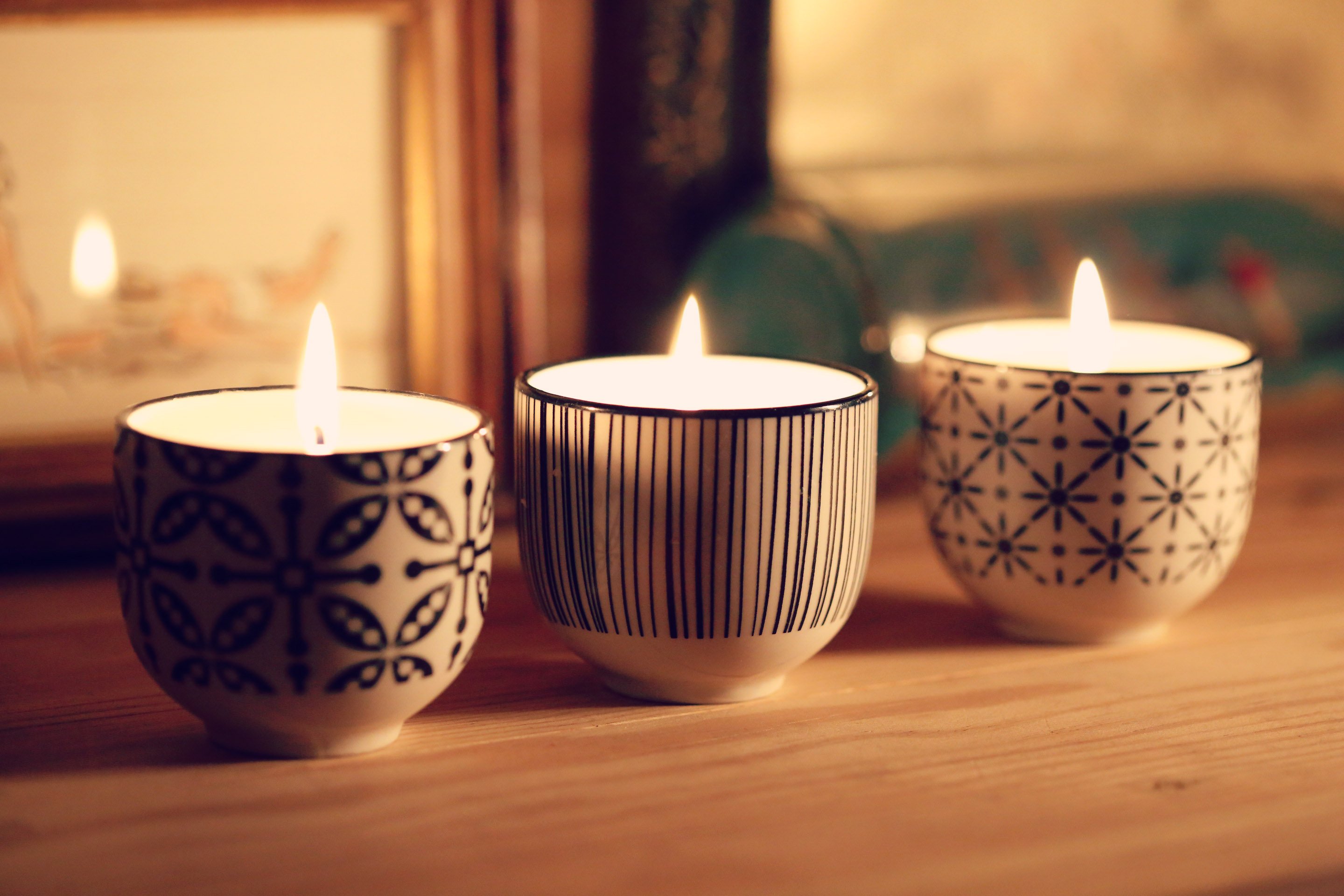 Mājas recepte dabīgu aromātisko sveču pagatavošanai.