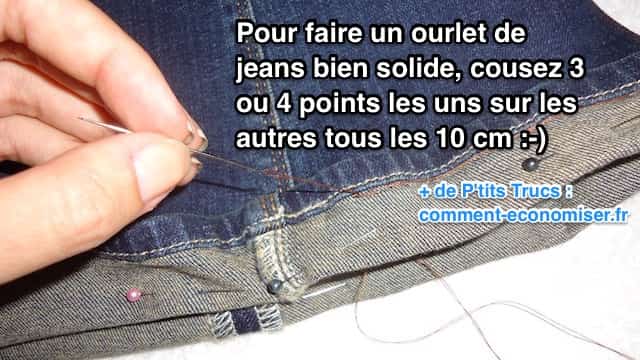 Consejo profesional para un dobladillo de jeans duradero