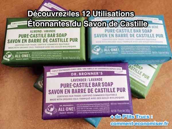 Pastilla de sabó de Castella i usos