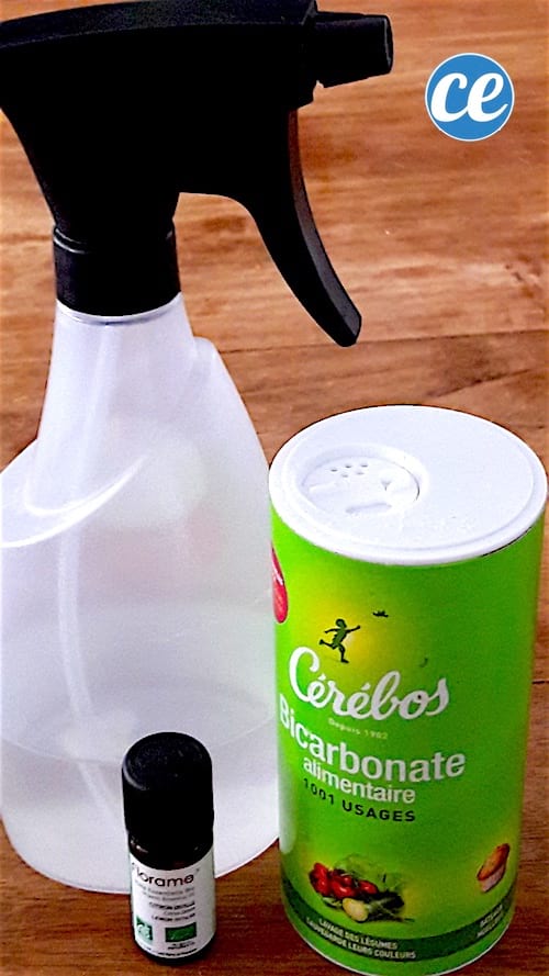Desodorante casero casero con aceites esenciales y bicarbonato de sodio
