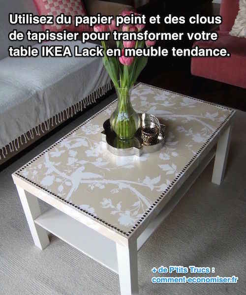 ¿Cómo transformar una mesa IKEA en un mueble de moda?
