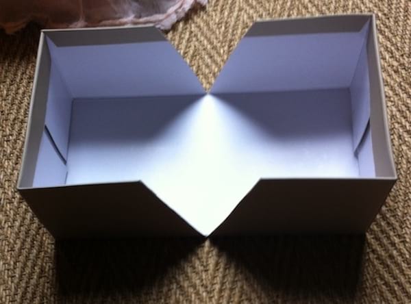 जूता बॉक्स चरण 1