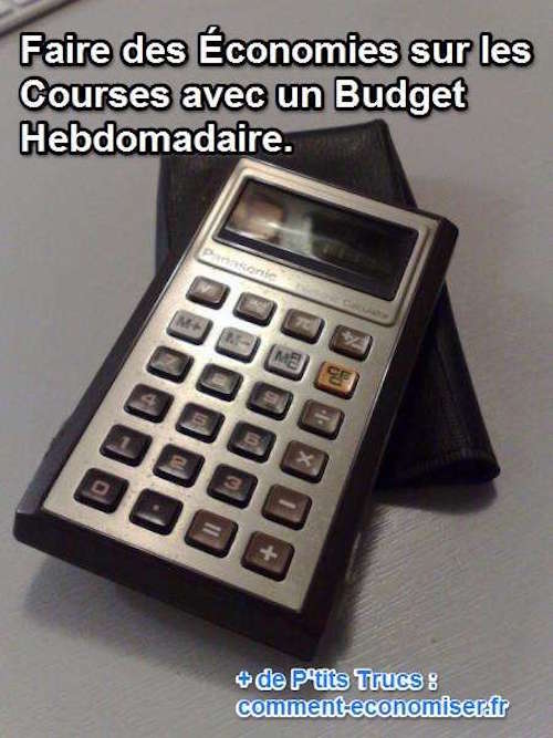Una calculadora para hacer y ceñirse a un presupuesto semanal de alimentos.