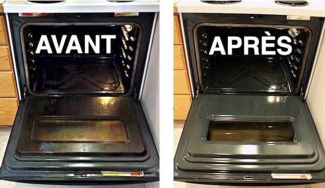 Netejar el forn abans després de netejar amb desengreixant casolà