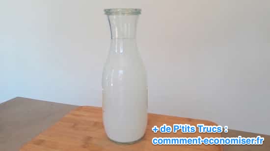 home-made Marseille soap laundry bottle