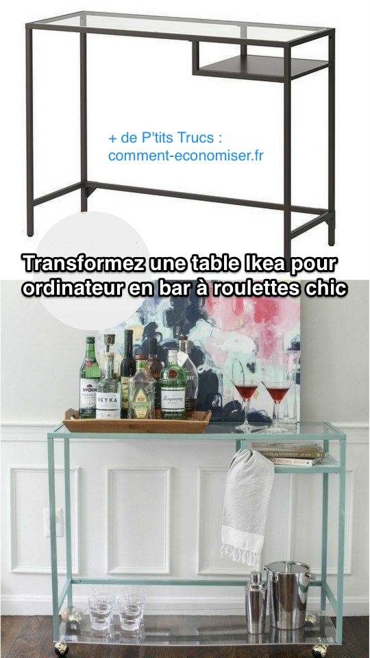 Transformeu una taula portàtil en una barra d'aperitius