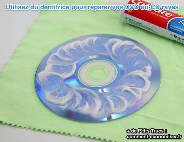 Cómo arreglar un CD o DVD rayado con pasta de dientes