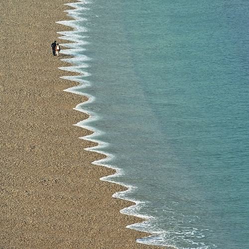 Hegyes alakú strand