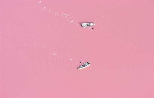 Retba-tó Szenegálban