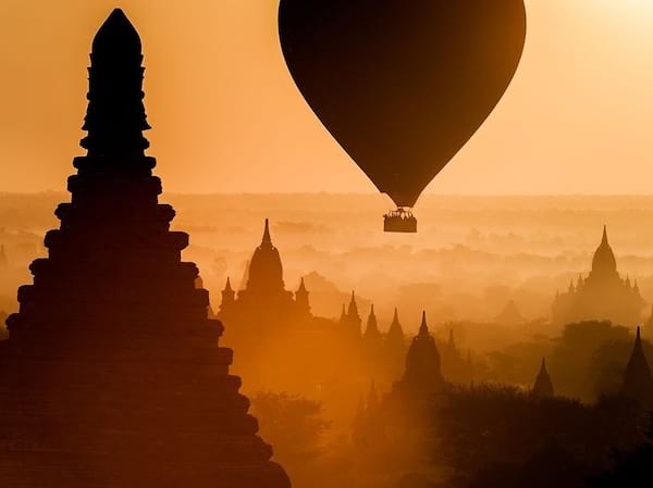 Myanmar solopgang