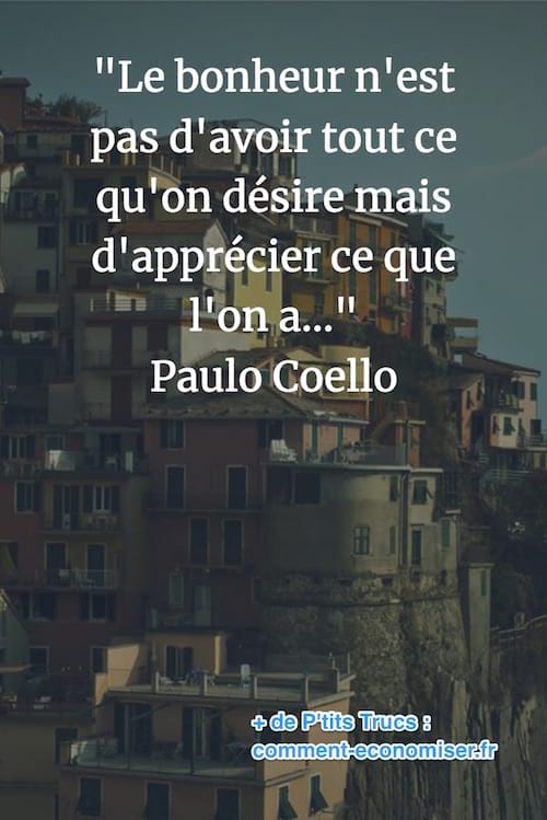 Cita de Paulo Coelho sobre la felicitat